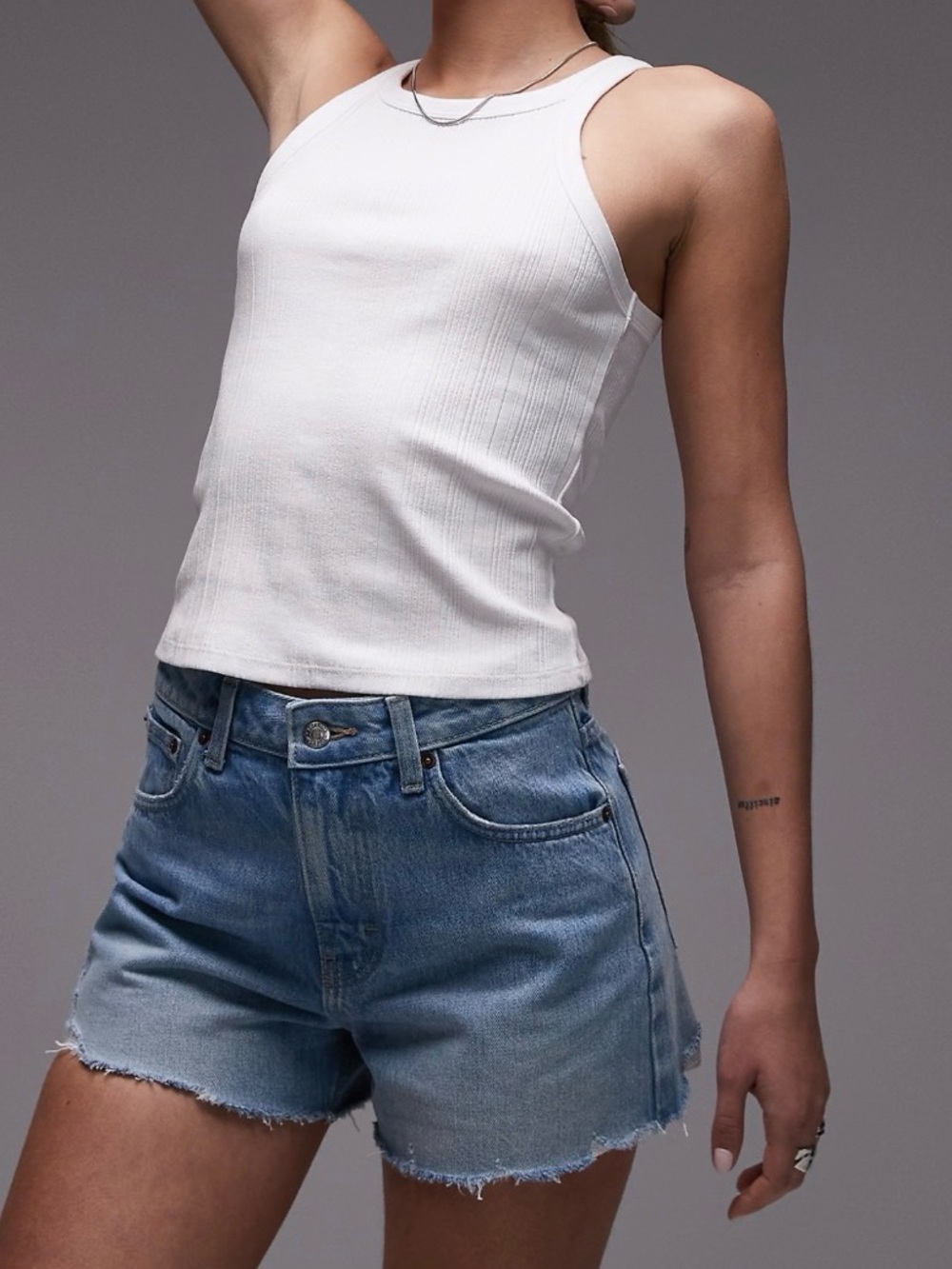 Topshop Light Blue Mom Jeans